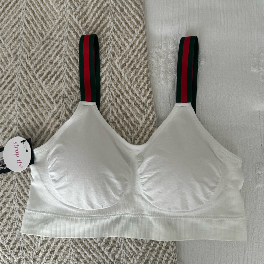 Sports Bra Gucci Pattern Straps